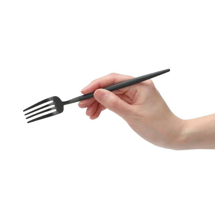クチポール（Cutipol） ゴア/GOA デザートフォーク オールブラック