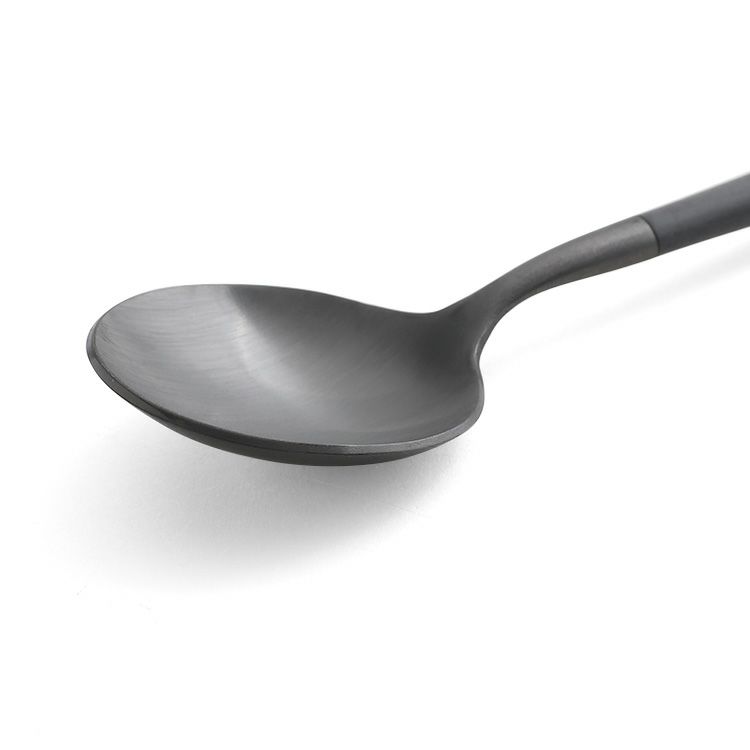 クチポール（Cutipol） ゴア/GOA デザートスプーン オールブラック