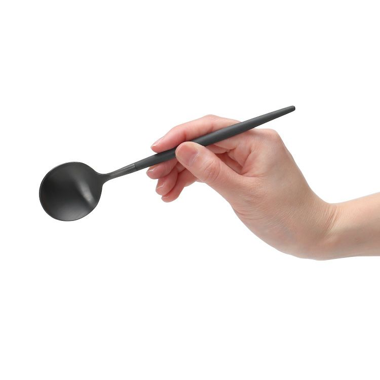 クチポール（Cutipol） ゴア/GOA デザートスプーン オールブラック