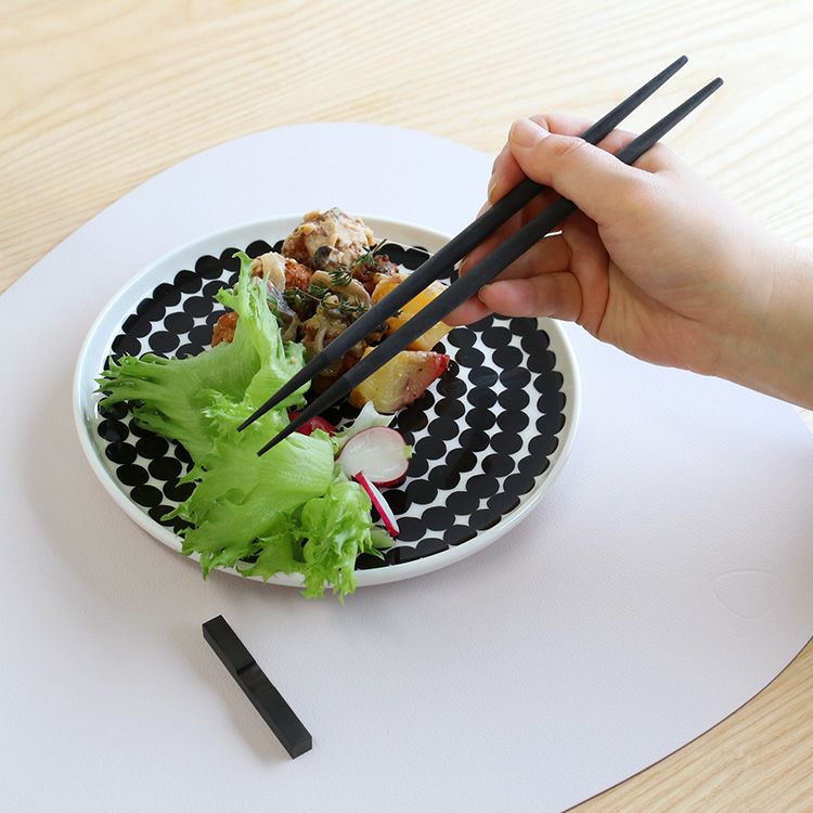 クチポール（Cutipol） ゴア/GOA 箸 + 箸置きセット オールブラック