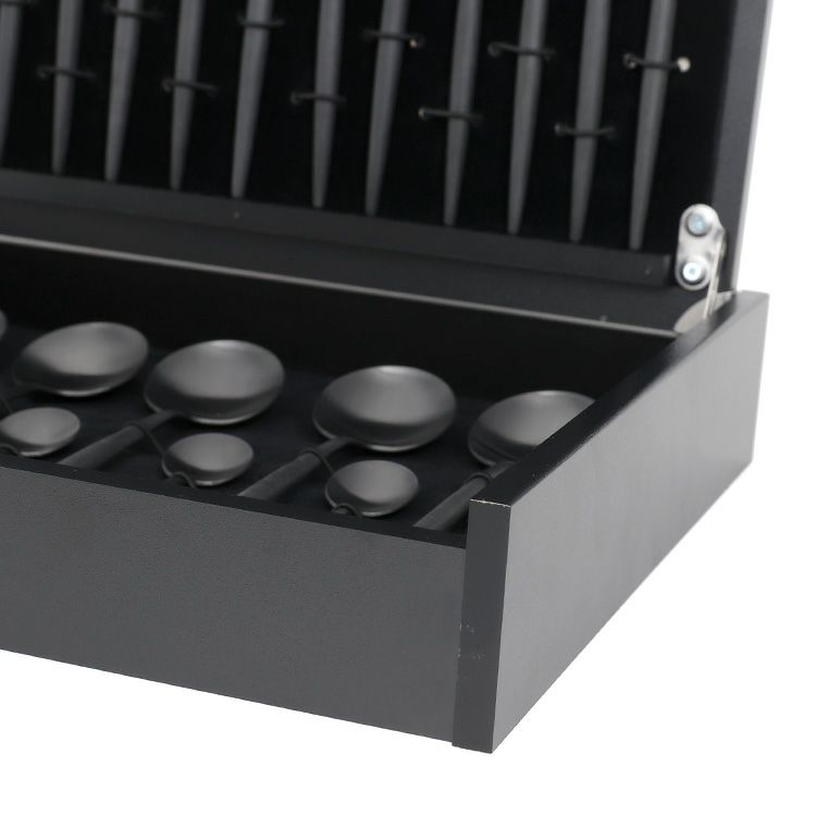 クチポール（Cutipol） ゴア/GOA ディナー24点セット オールブラック