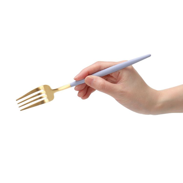 クチポール（Cutipol） ゴア/GOA ディナーフォーク バイオレットマットゴールド