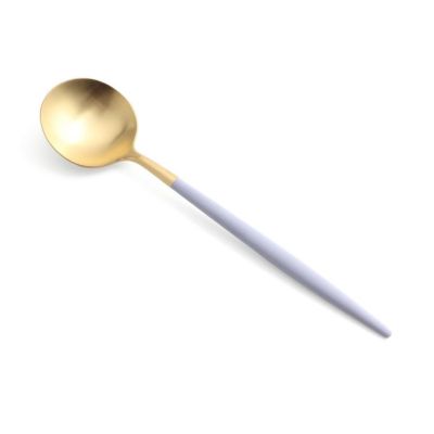 クチポール（Cutipol） ゴア/GOA ディナースプーン バイオレットマットゴールド 正規販売代理店 Cutipol ゴア ブラッシュド マット