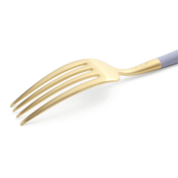 クチポール（Cutipol） ゴア/GOA デザートフォーク バイオレットマットゴールド