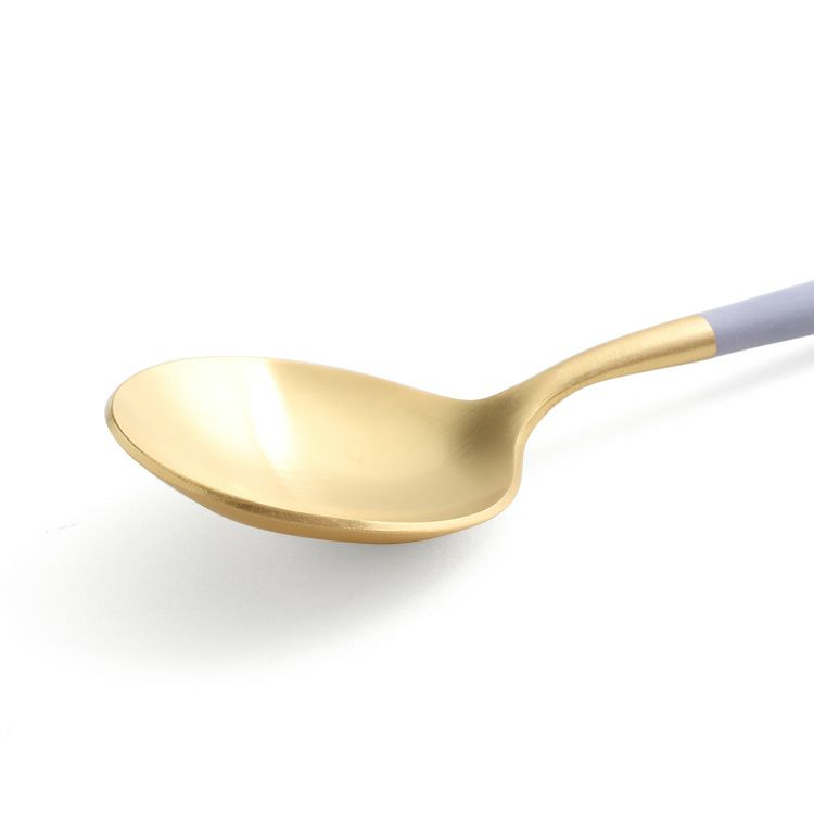 クチポール（Cutipol） ゴア/GOA デザートスプーン バイオレットマットゴールド