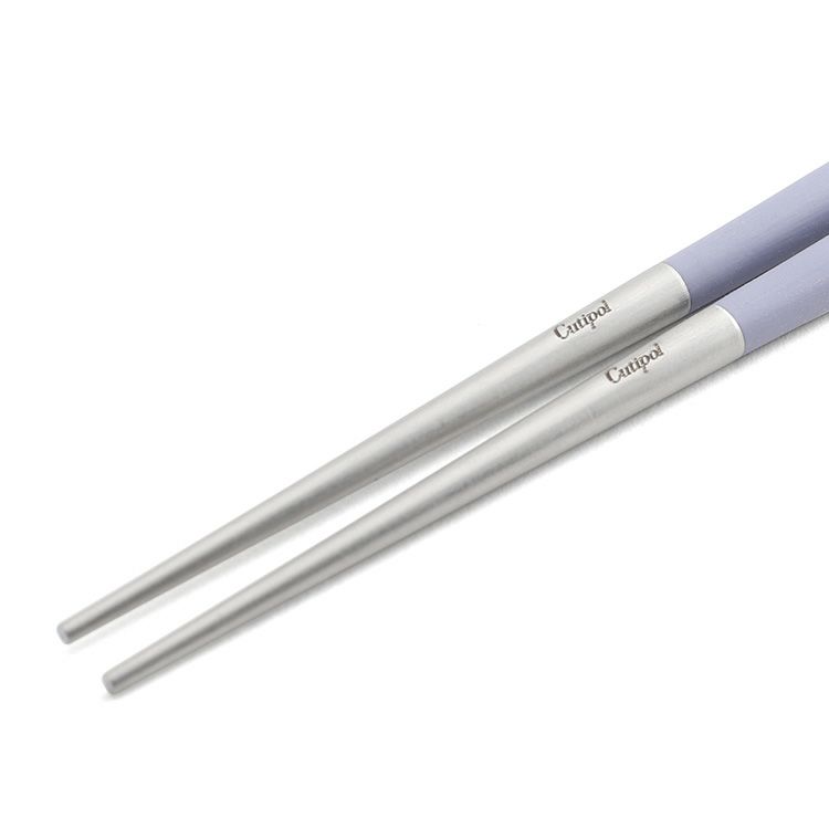 クチポール（Cutipol） クーベ/KUBE 箸 + 箸置きセット バイオレット