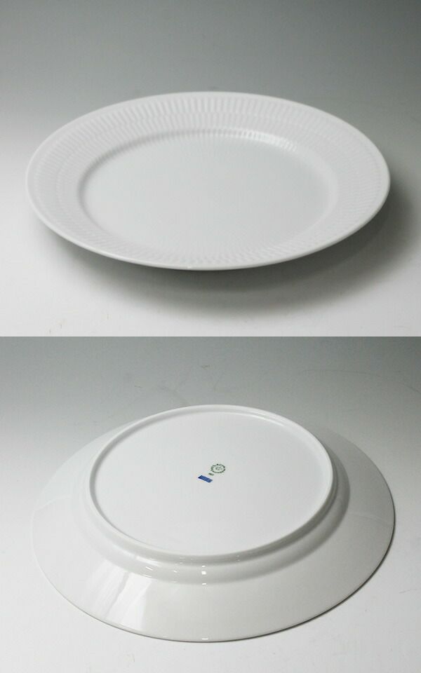 ロイヤルコペンハーゲン（Royal Copenhagen） ホワイトフルーテッド プレイン/White Fluted Plain 2408 627 プレート 27cm
