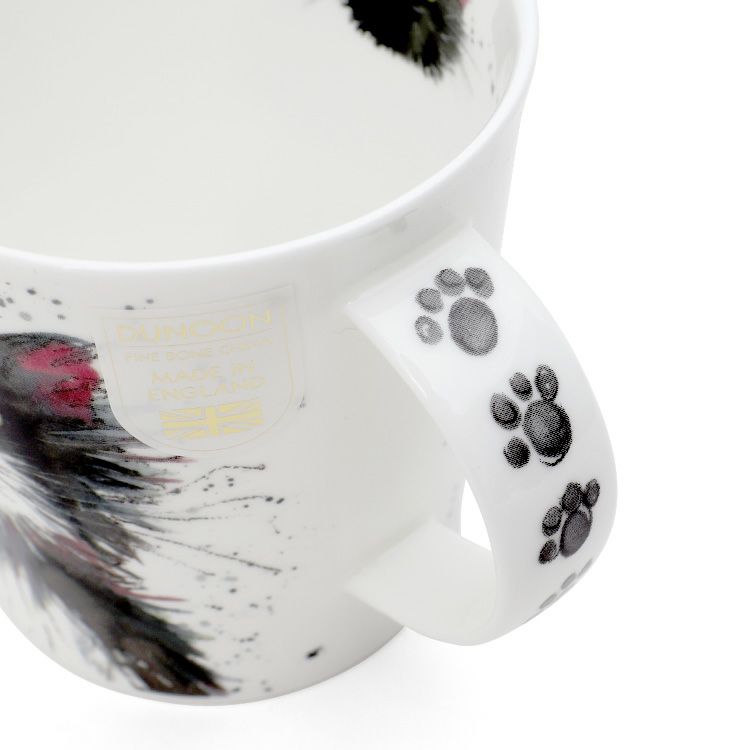 ダヌーン（Dunoon） LOMOND マグカップ マグカップ ペインティングキャット 黒白猫