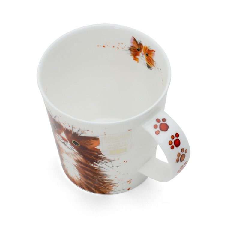 ダヌーン（Dunoon） LOMOND マグカップ マグカップ ペインティングキャット 茶トラ猫