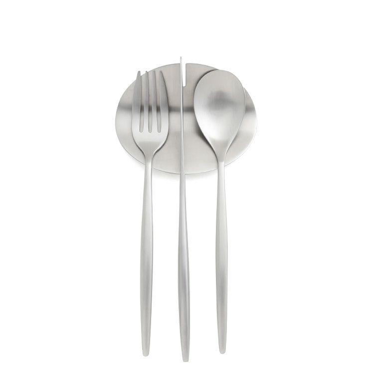 クチポール（Cutipol） スイ/SUI デザート3点＆カトラリーレスト1点 シルバー