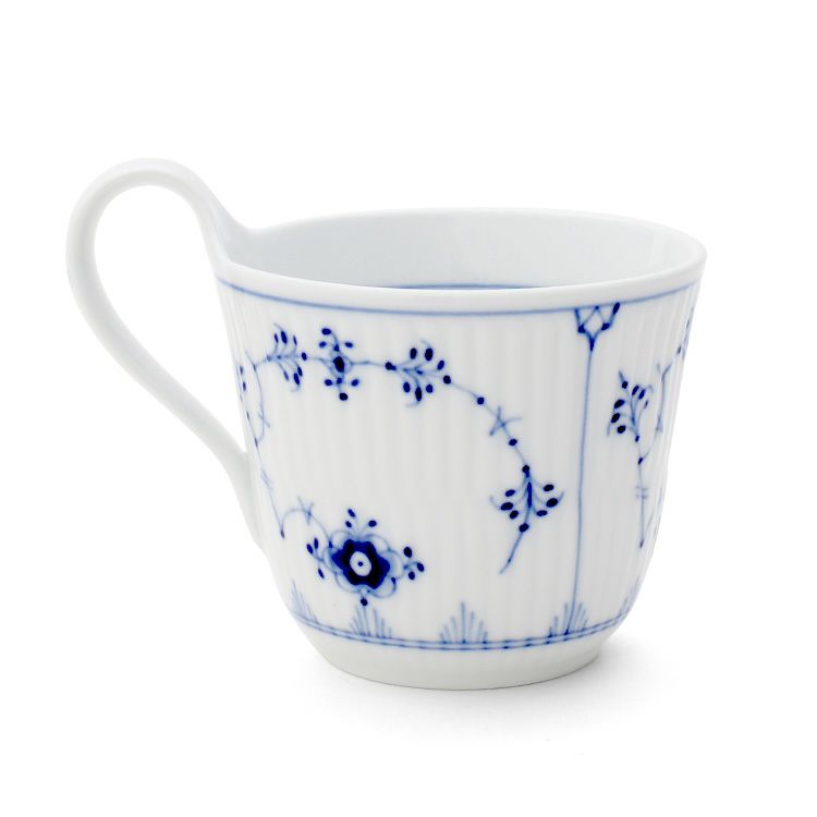 ロイヤルコペンハーゲン（Royal Copenhagen） ブルーフルーテッド・プレイン/Blue Fluted Plain ハイハンドルマグカップ 240ml