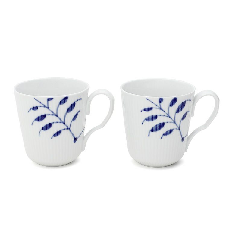 ロイヤルコペンハーゲン（Royal Copenhagen） ブルーフルーテッド メガ/Blue Fluted Mega マグカップ Sサイズ ペア 280ml