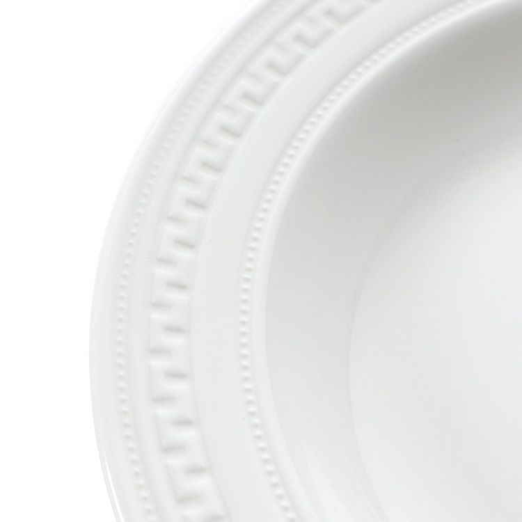 ウェッジウッド（WEDGWOOD） インタグリオ/INTAGLIO スーププレート 23cm ホワイト