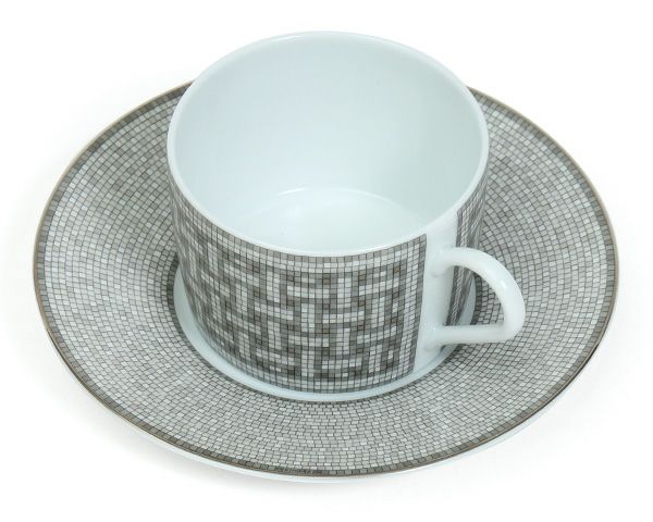 ★★★箱だけ難あり★★★ エルメス（HERMES） モザイク/Mosaique au 24 ティーカップ&ソーサー ペア [hr]