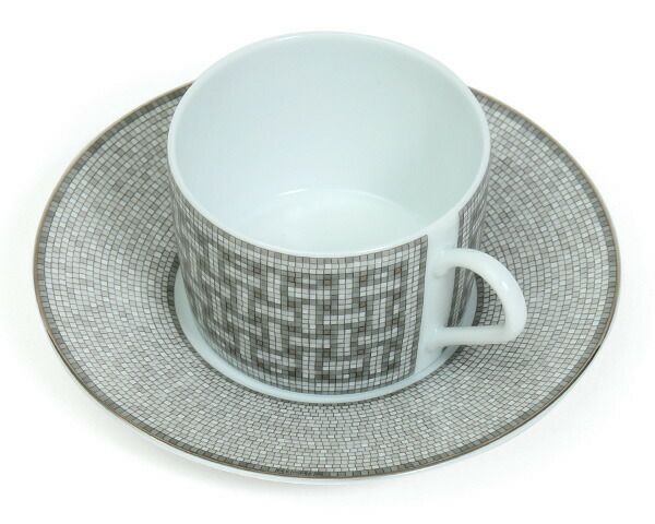 ★★★アウトレット（訳あり）★★★ エルメス（HERMES） モザイク/Mosaique au 24 ティーカップ&ソーサー ペア