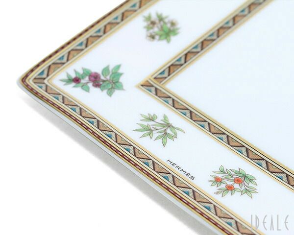 ★★★アウトレット（訳あり）★★★ エルメス（HERMES） シュバルドリアン/Cheval d'Orient スクエアプレート 11x11cm No.2