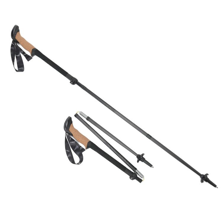 レキ（LEKI） BLACK SERIES FX CARBON　トレッキングポール ペア ブラック