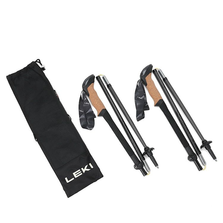 レキ（LEKI） BLACK SERIES FX CARBON　トレッキングポール ペア ブラック