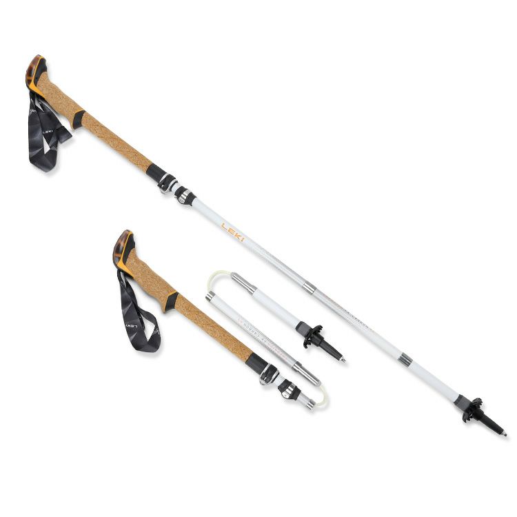 レキ（LEKI） CRESSIDA FX CARBON AS トレッキングポール ペア ホワイト