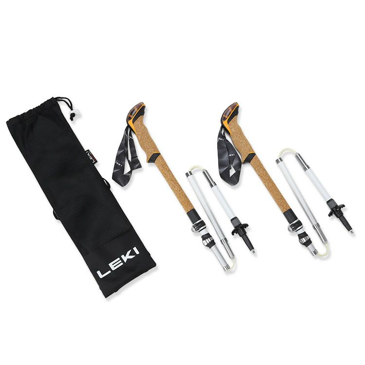 レキ（LEKI） CRESSIDA FX CARBON AS トレッキングポール ペア ホワイト