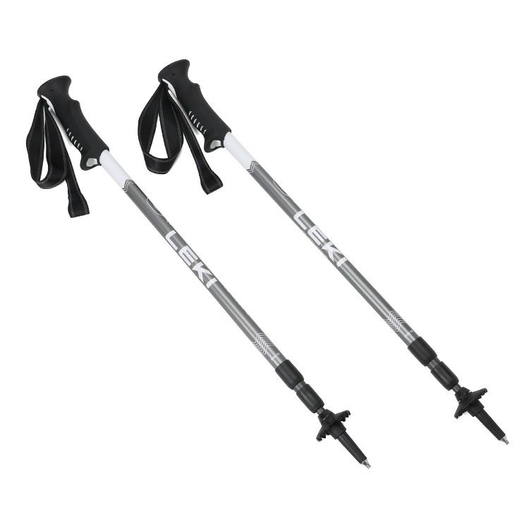 レキ（LEKI） VOYAGER トレッキングポール ペア シルバーグレー/ホワイト