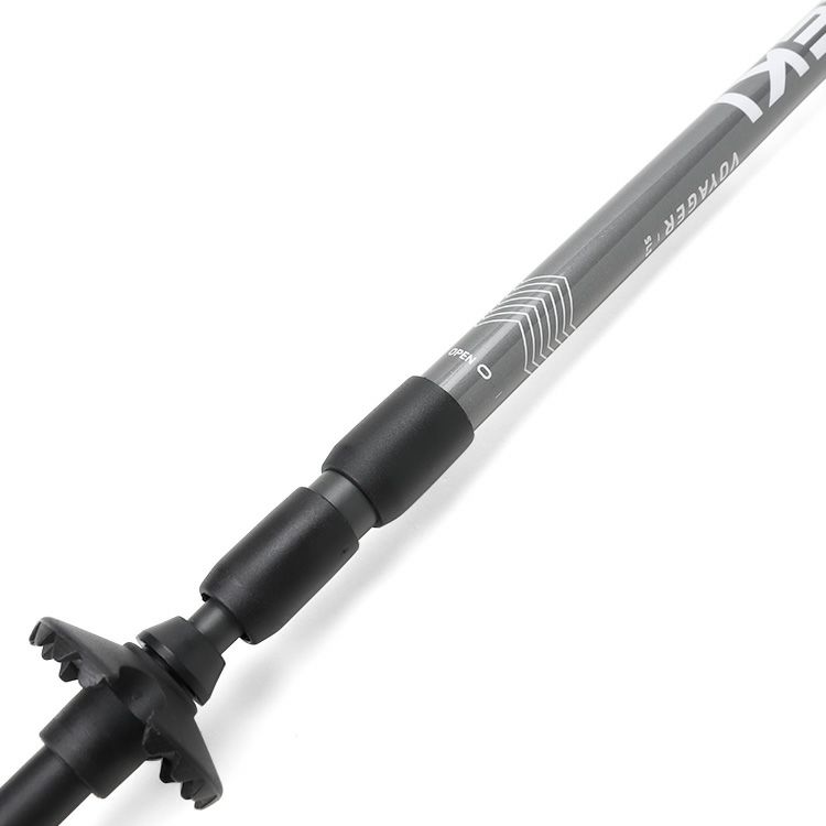 レキ（LEKI） VOYAGER トレッキングポール ペア シルバーグレー/ホワイト