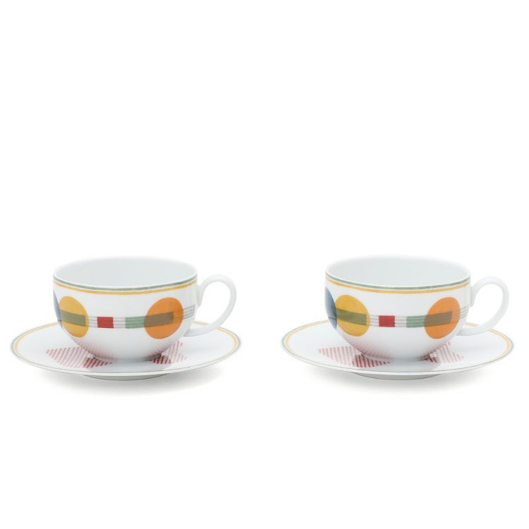 エルメス（HERMES） ソー・エルメス/SAUT HERMES ティーカップ＆ソーサー 200ml ペア