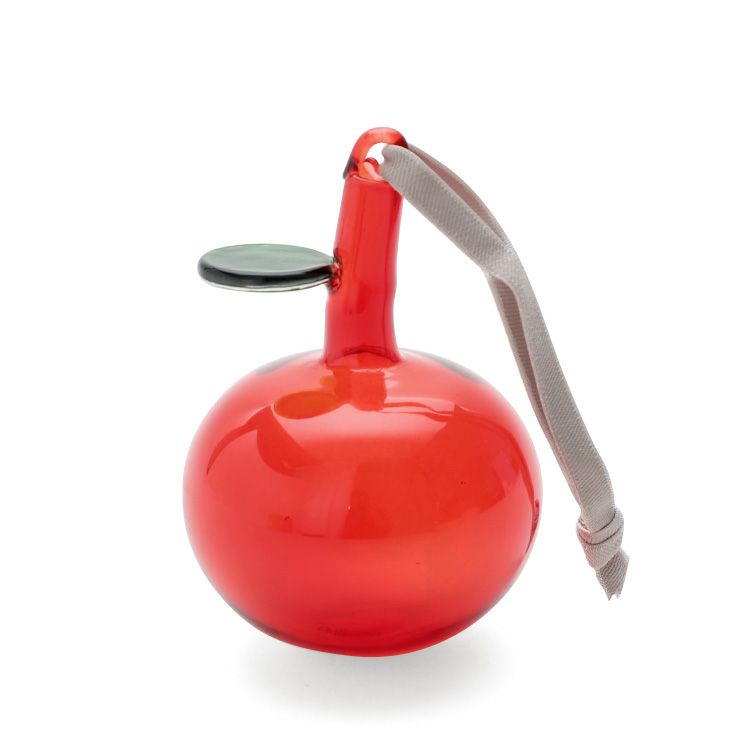 イッタラ（iittala） キュリアス マインド オブ オイバ トイッカ/OTC オーナメント ガラス アップル 3個セット 60mm レッド