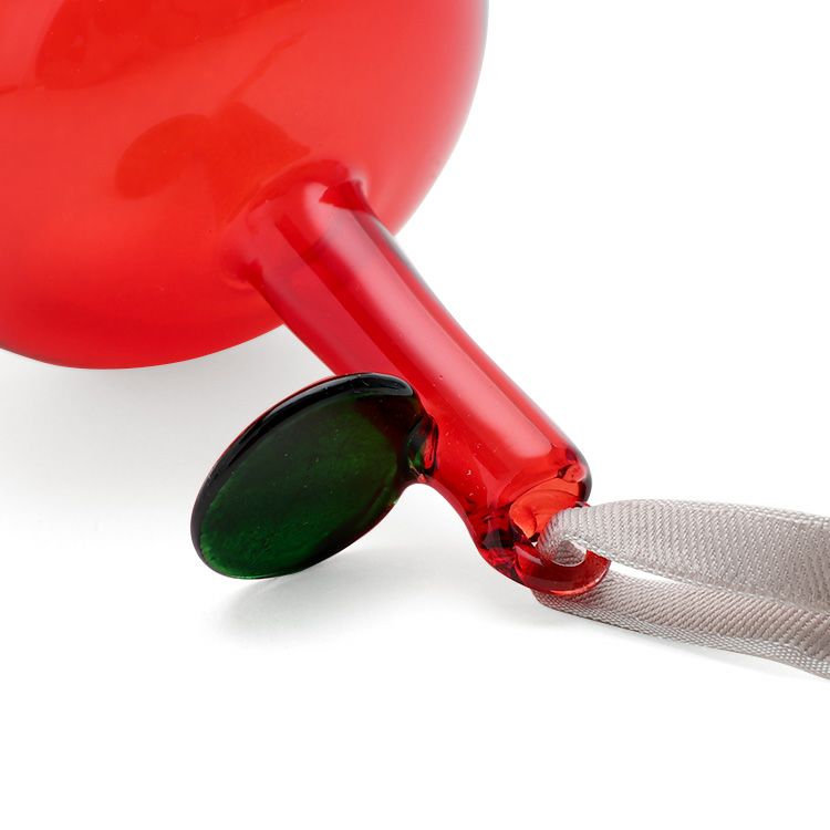 イッタラ（iittala） キュリアス マインド オブ オイバ トイッカ/OTC オーナメント ガラス アップル 3個セット 60mm レッド