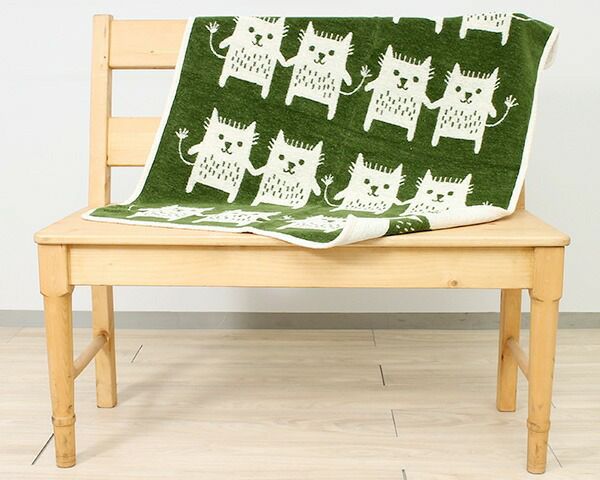 クリッパン（KLIPPAN） リトルミー/Little me コットンブランケット ミニ グリーン