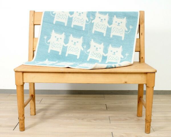 クリッパン（KLIPPAN） リトルミー/Little me コットンブランケット ミニ ターコイズ