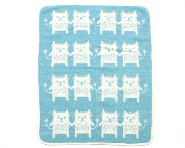 クリッパン（KLIPPAN） リトルミー/Little me コットンブランケット ミニ ターコイズ