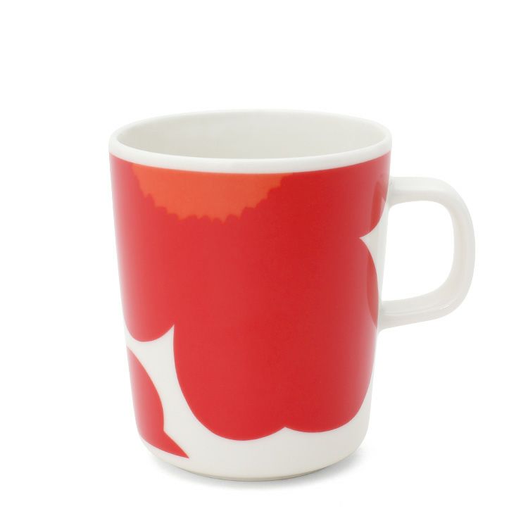 マリメッコ（marimekko） イソ ウニッコ/ISO UNIKKO マグカップ 250ml ホワイト/レッド