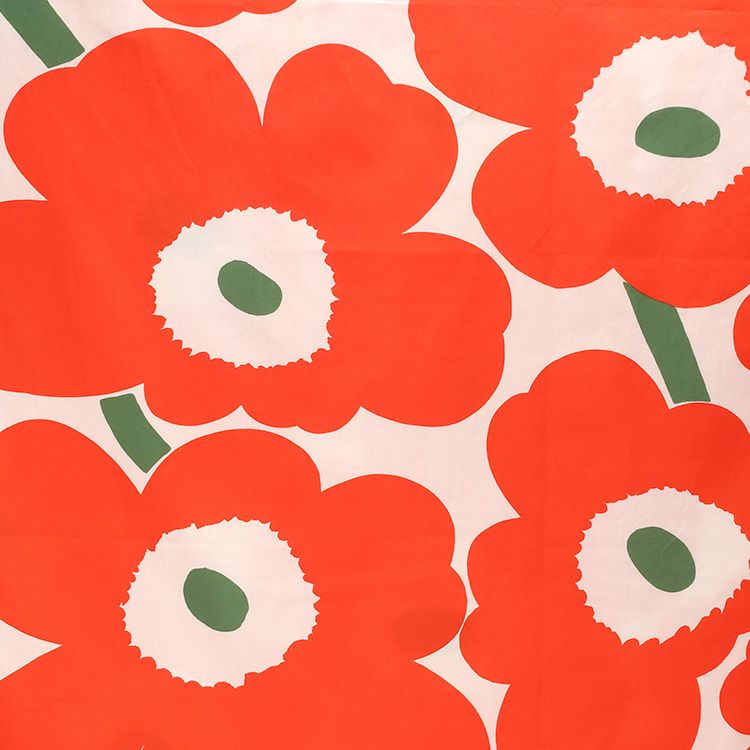 マリメッコ（marimekko） ウニッコ/UNIKKO 布団カバー シングル オフホワイト/オレンジ/グリーン