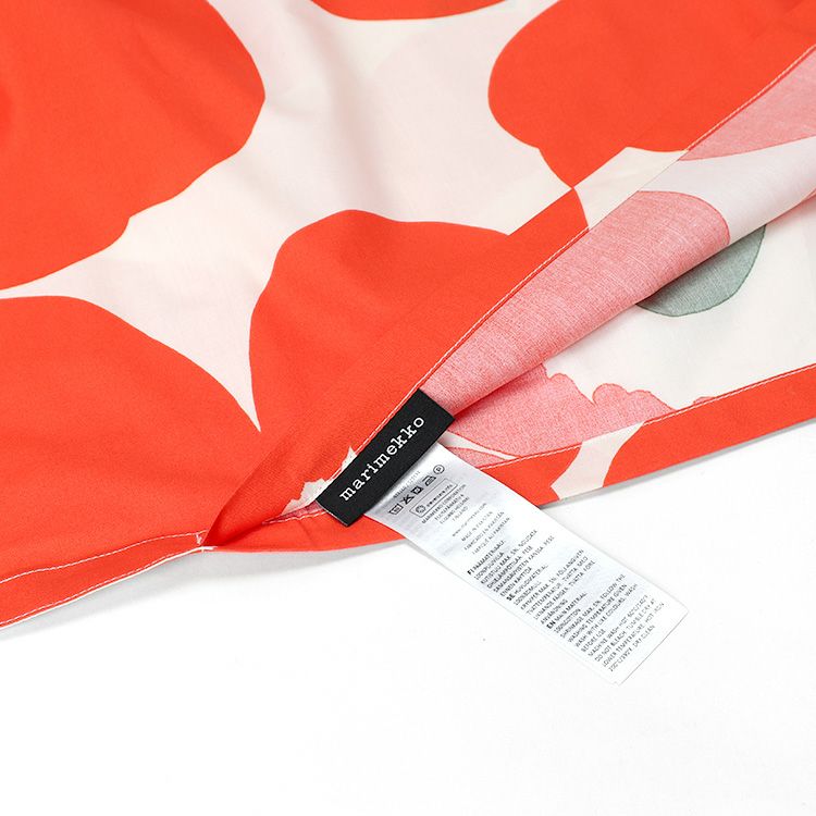 マリメッコ（marimekko） ウニッコ/UNIKKO 布団カバー シングル オフホワイト/オレンジ/グリーン