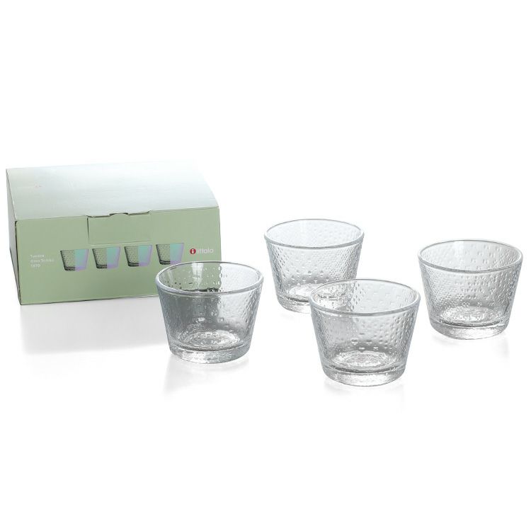 イッタラ（iittala） ツンドラ/Tundra タンブラー 160ml 4点セット クリア