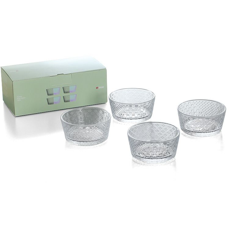 イッタラ（iittala） ツンドラ/Tundra ボウル 250ml 4点セット クリア