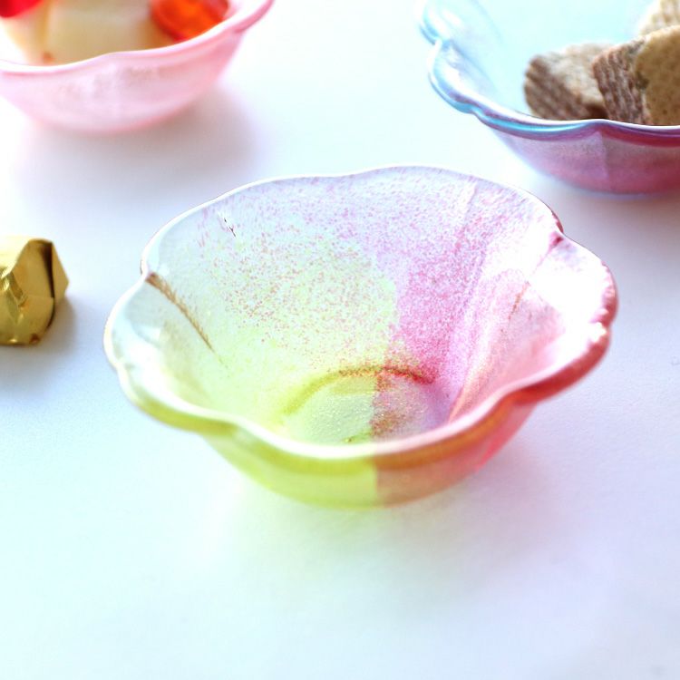 藍花×岩澤硝子 小鉢 3色セット