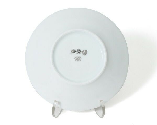 ★★★箱だけ難あり★★★ エルメス（HERMES） シェーヌダンクル プラチナ/Chaine d'ancre platinum ブレックカップ＆ソーサー ペア [hr]