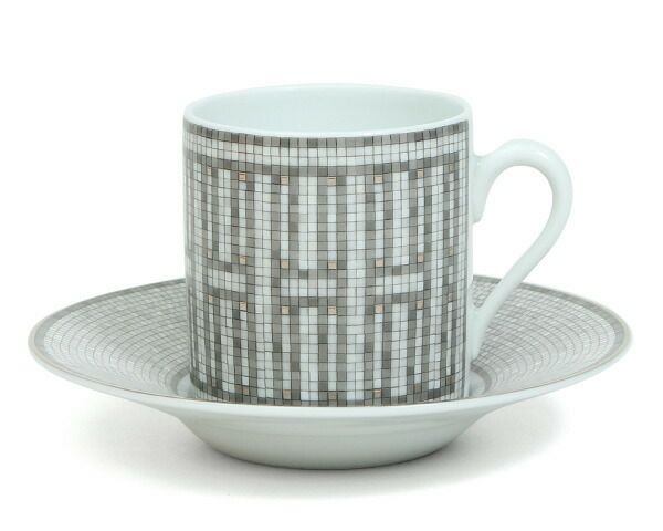 ★★★箱だけ難あり★★★ エルメス（HERMES） モザイク/Mosaique au 24 コーヒーカップ&ソーサー ペア [hr]