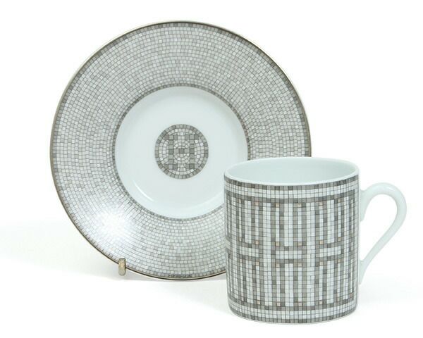 ★★★箱だけ難あり★★★ エルメス（HERMES） モザイク/Mosaique au 24 コーヒーカップ&ソーサー ペア [hr]