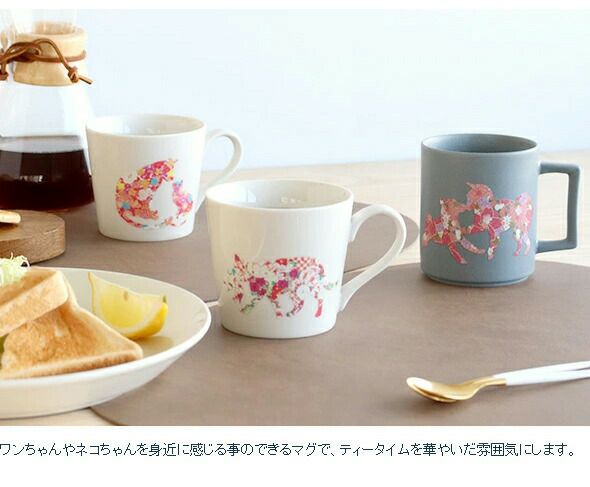 ★★★アウトレット（訳あり）★★★ 丸モ高木陶器 温感マグカップ 猫