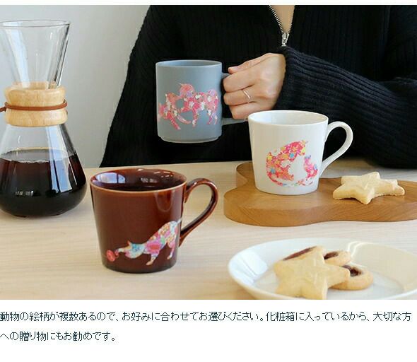 ★★★アウトレット（訳あり）★★★ 丸モ高木陶器 温感マグカップ 猫