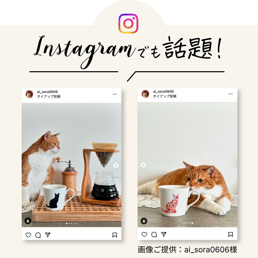 ★★★アウトレット（訳あり）★★★ 丸モ高木陶器 温感マグカップ 猫