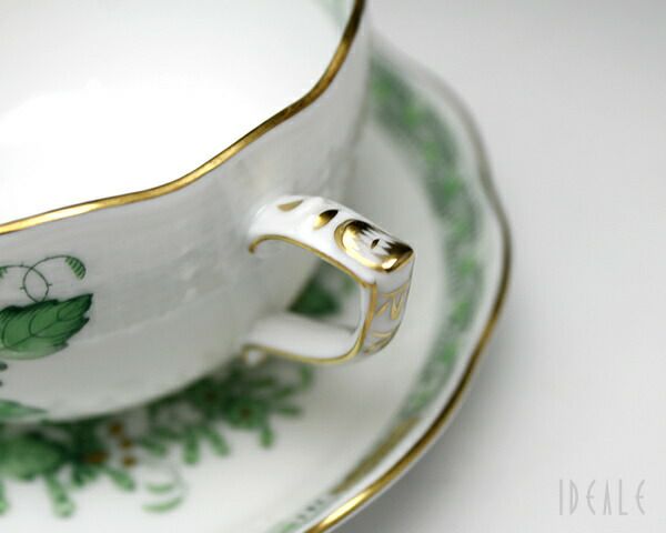 ★★★アウトレット（訳あり）★★★ ヘレンド（Herend） インドの華/FV ティーカップ&ソーサー