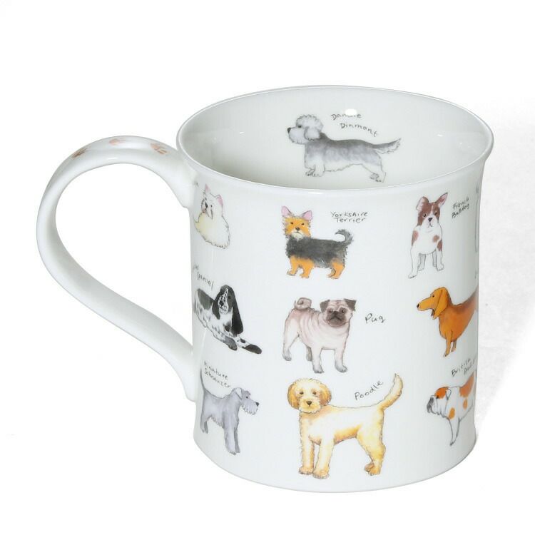 ★★★アウトレット（訳あり）★★★ ダヌーン（Dunoon） BUTE マグカップ お気に入りの犬はど～れ？