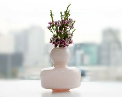 マリメッコ（marimekko） フラワーベース マウスブロウ パウダーピンク